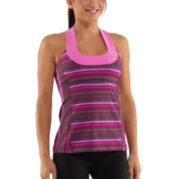 Lululemon Scoop Neck Tank Elevation Space Dye / Smoky Rose size 6 - Picture 1 of 6